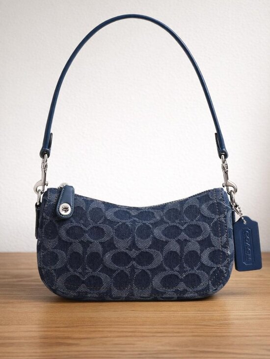 Coach Handbags - Coach Women’s Mini Swinger Bag 20 in Signature Denim